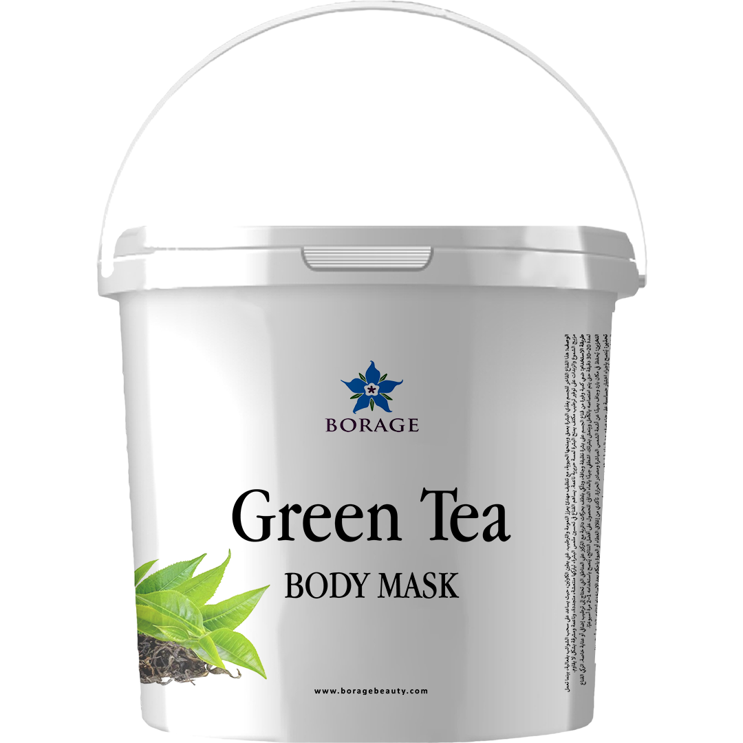 Borage Green Tea Body Mask container on a white background