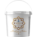 White container with gold and blue design featuring 'Borage Amber Scrub Arabian Notes' on a white background.