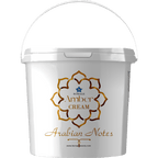 White container with 'Borage Amber Cream Arabian Notes' branding on a white background
