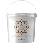 White container of Musk Cream with gold text and Borage logo on a white background