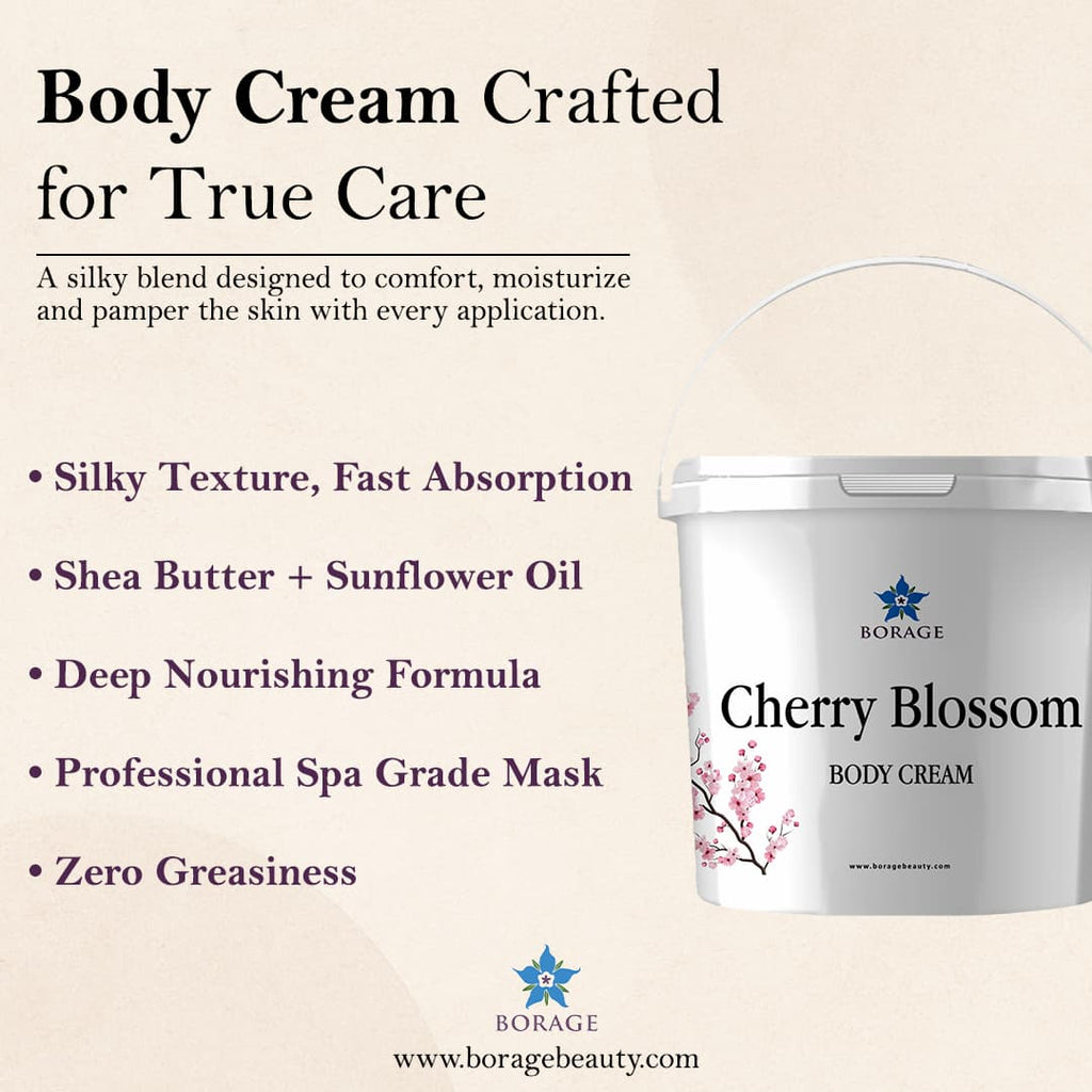 BORAGE body cream product features and treatment information
