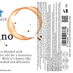 Cappuccino Body Mask ingredient and product label