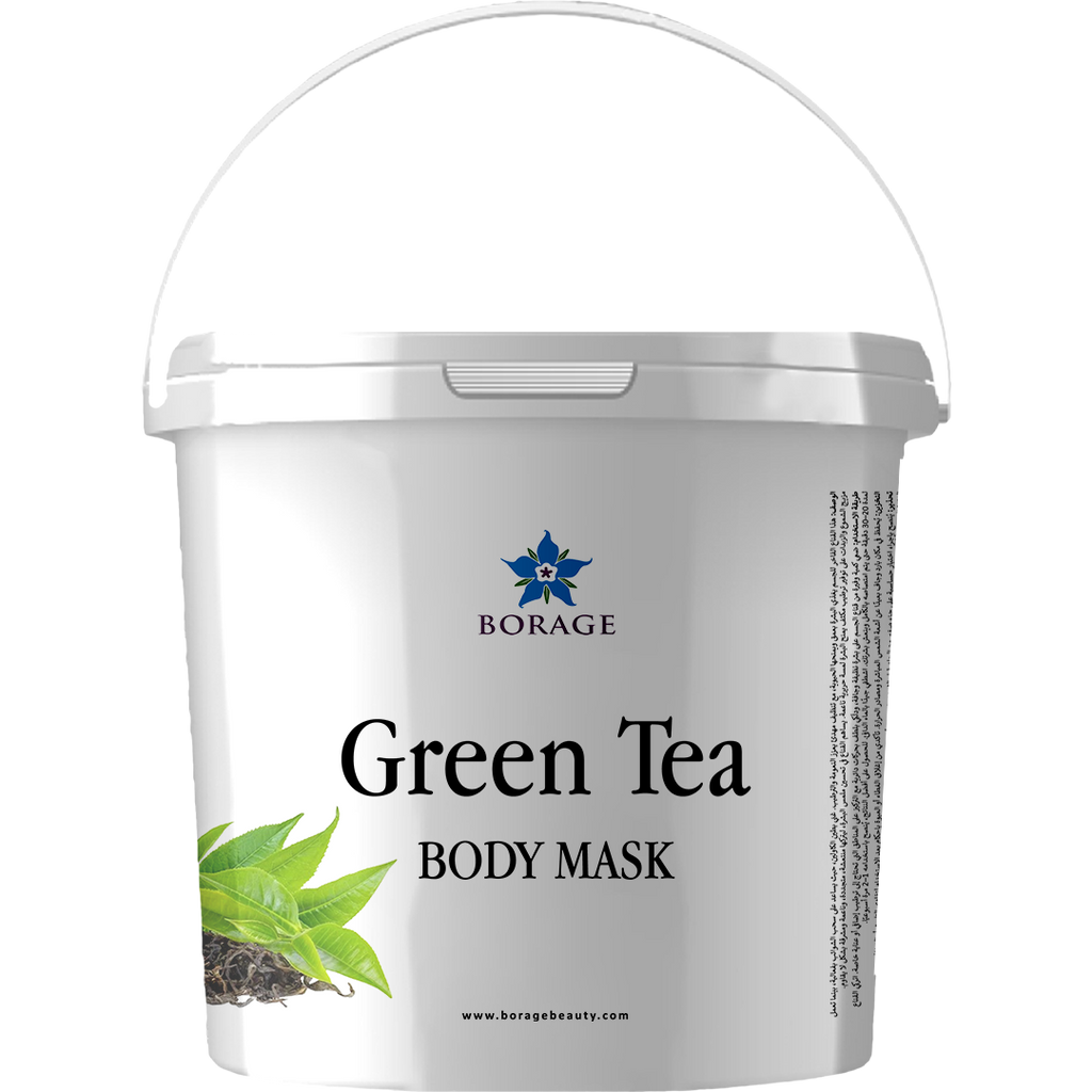 Borage Green Tea Body Mask container on a white background