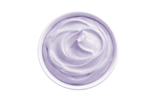 Lavender Body Mask texture in a bowl
