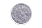 White scrub in a white bowl on a white background