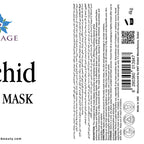 Orchid Body Mask ingredient and product label