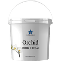 Bottle of Borage Orchid Body Cream on a white background