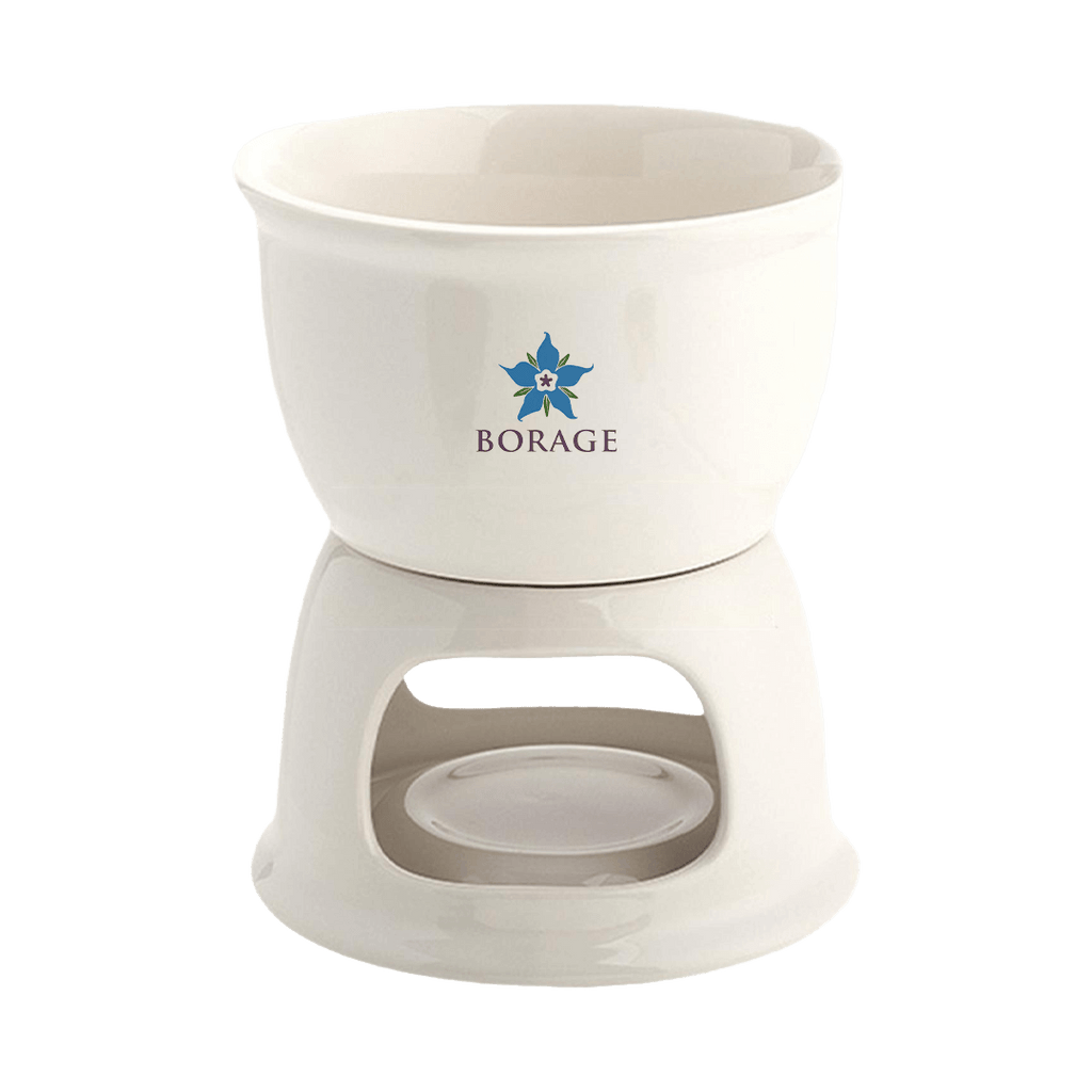 BORAGE Sakura Massage Heater in white ceramic