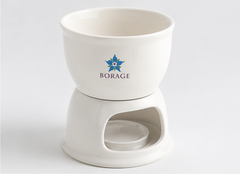 BORAGE Sakura Massage Heater angled view