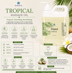 BORAGE Tropical Massage Oil 5 L anatomy and product guide